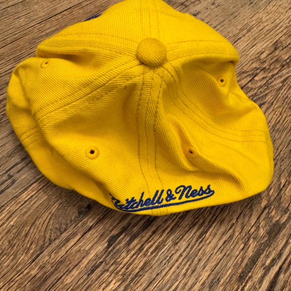 Mitchell & Ness Yellow/Navy NBA Denver Nuggets Reload HWC Snapback - OSFA - Picture 2 of 4